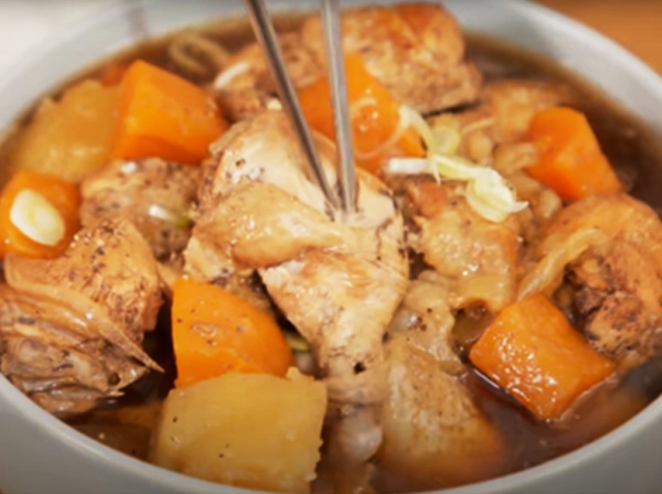 간장콜라찜닭